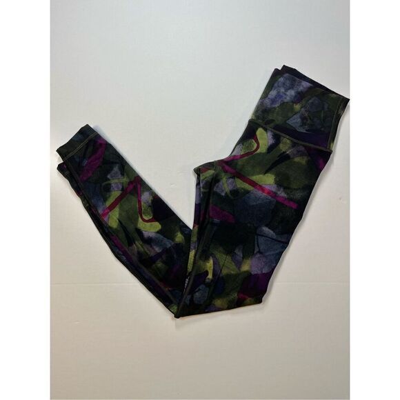 Lululemon Wunder Under Hi-Rise Tight 28" Aura Dark Chrome Multi Size 4 W5AP7S - Picture 1 of 9